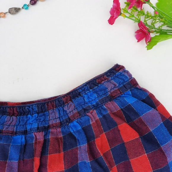 JUSTICE Cotton Plaid Skort, Short - Picture 4 of 9